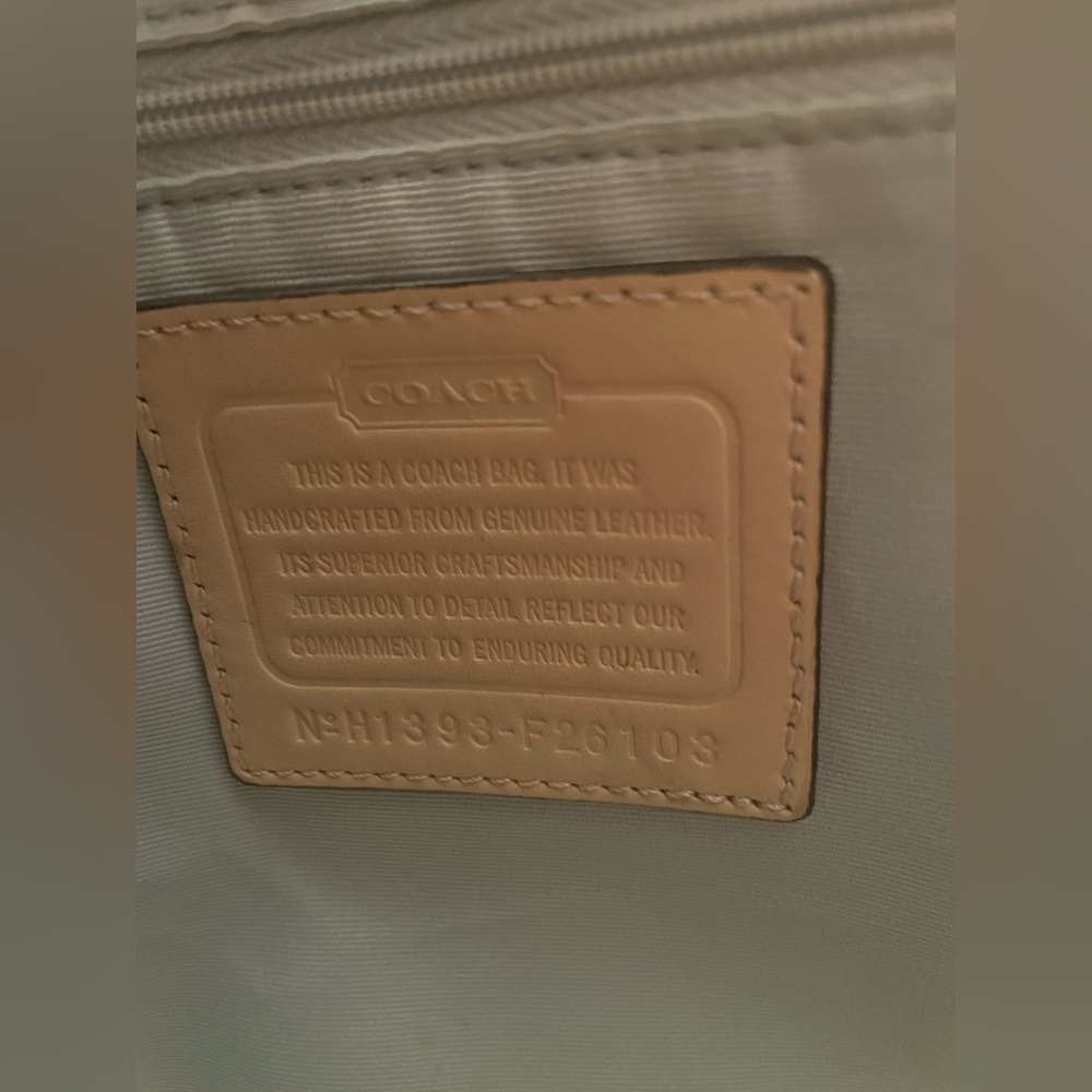 Coach Gray Tote Bag - Picture 5 of 10